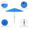 Pure Garden 10-Foot Patio Umbrella with Base, Brilliant Blue 50-LG1035B - alternate 2